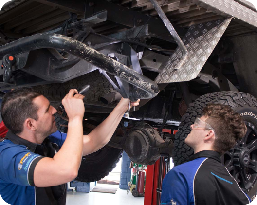 Under Vehicle Component Inspection
