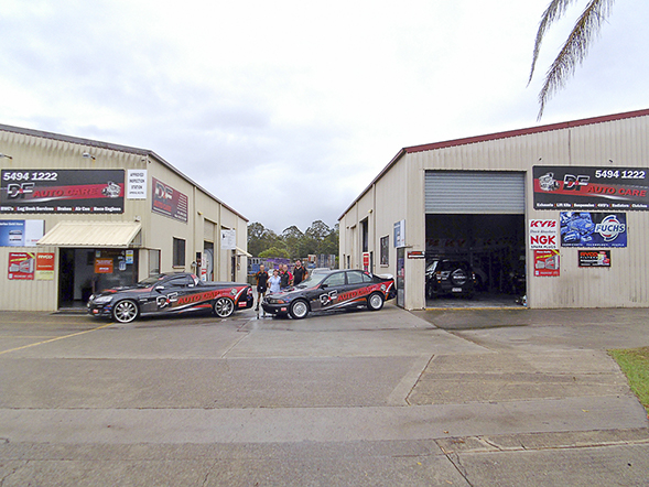 D&F outside their workshop